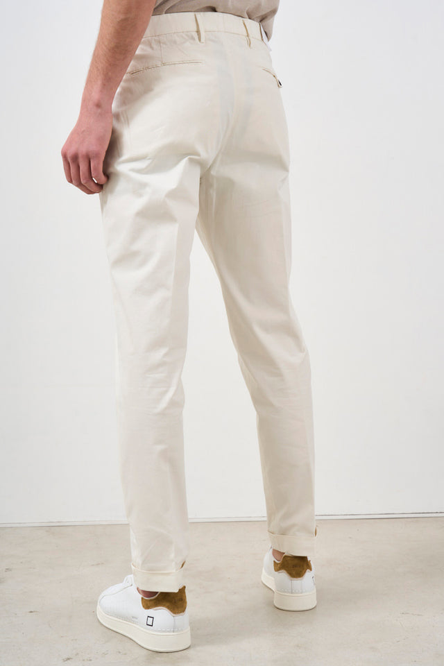 Frederick 2563 men's cream capri trousers