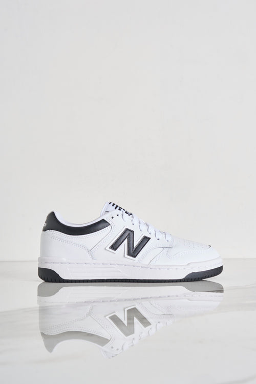 NEW BALANCE Black and white 480 women's sneakers