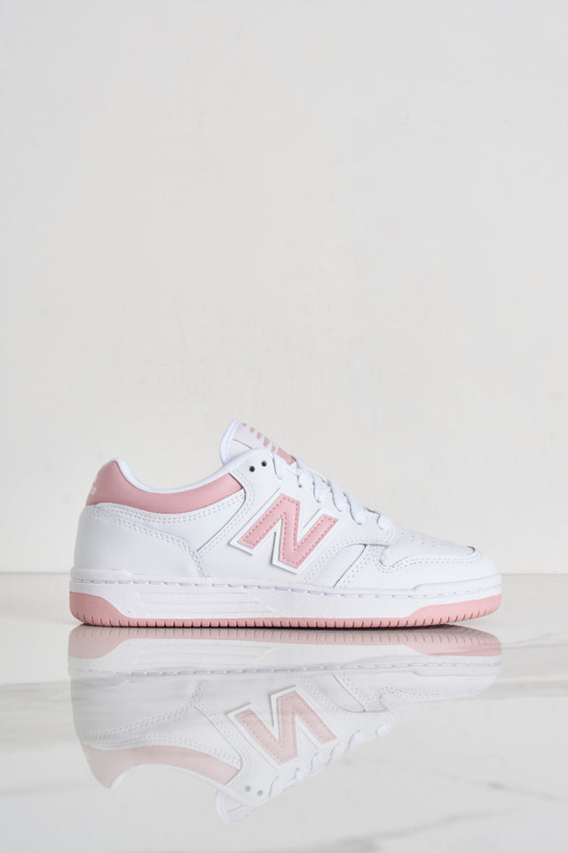 NEW BALANCE Sneakers donna 480 bianco e rosa