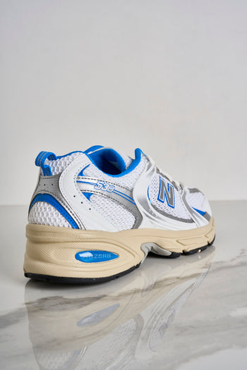 Sneakers uomo 530 bianche e blu - 8