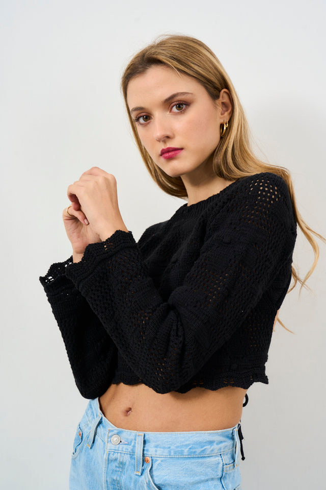 ONLY Women's crochet sweater