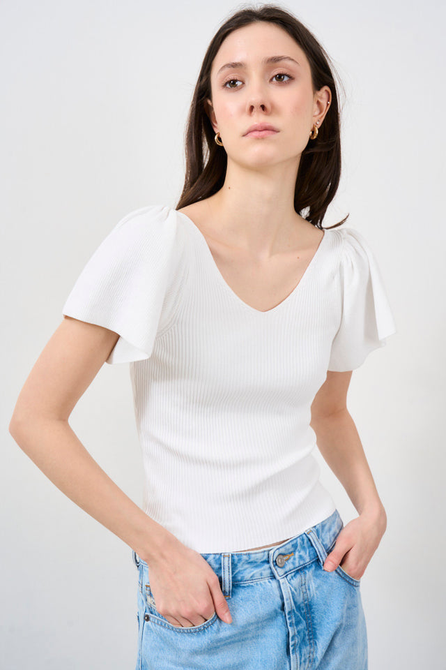 Women's top with back detail