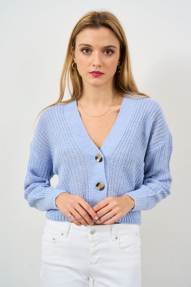 ONLY Cardigan donna in maglia texture