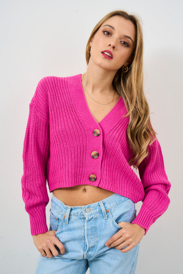 ONLY NOOS Women's textured knit cardigan