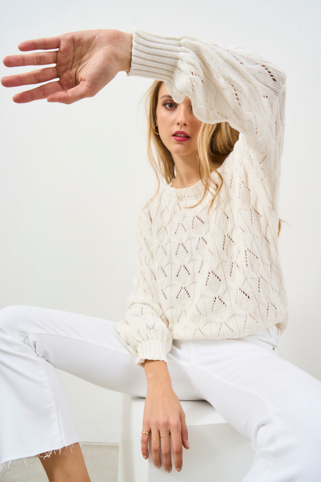 ONLY Pullover donna in maglia texture