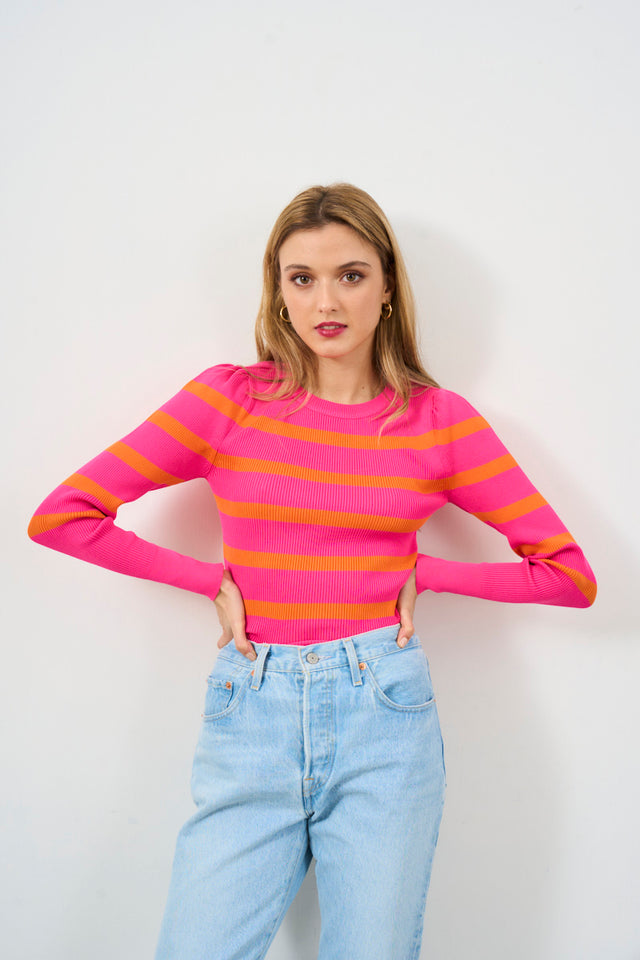 ONLY NOOS Women's striped sweater