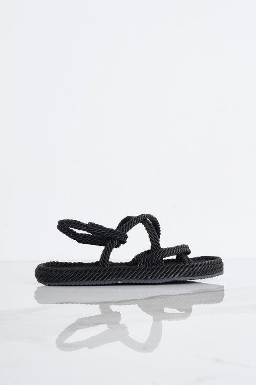 Women's braided rope sandal