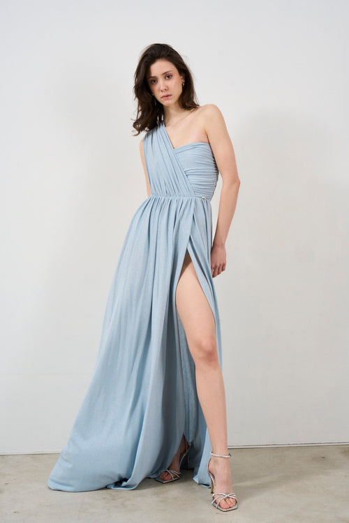 Long one-shoulder women's dress