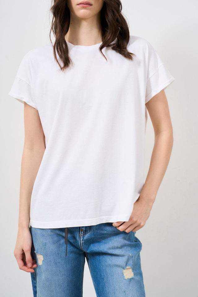 White short sleeve women's t-shirt
