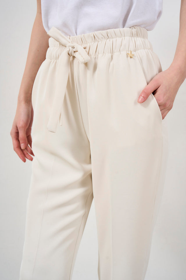 Pantalone donna con coulisse