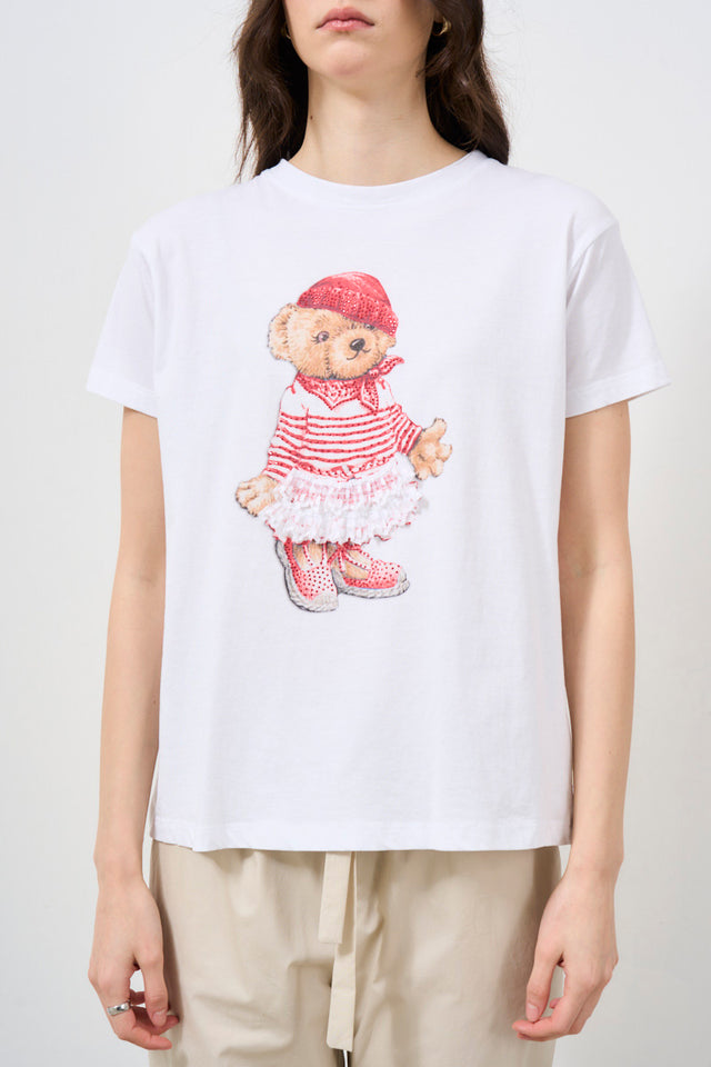 T-shirt with 'bear' print TENSIONE IN