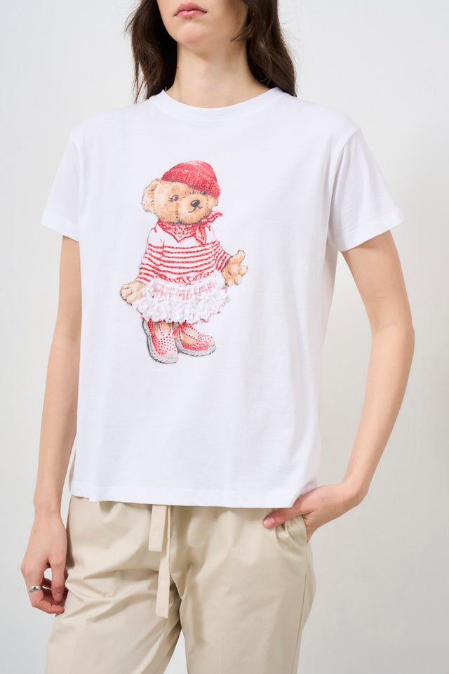 T-shirt with 'bear' print TENSIONE IN