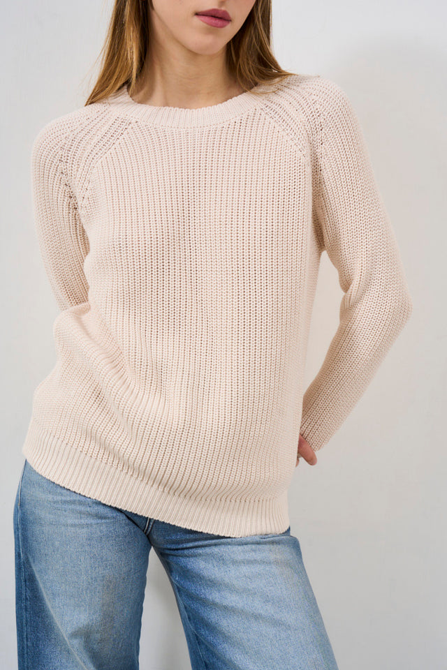 Women's ribbed sweater