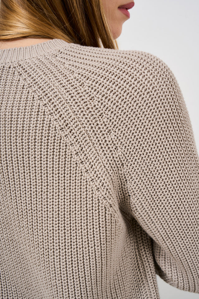Women's ribbed sweater