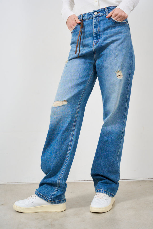 VICOLO Jeans donna con strappi