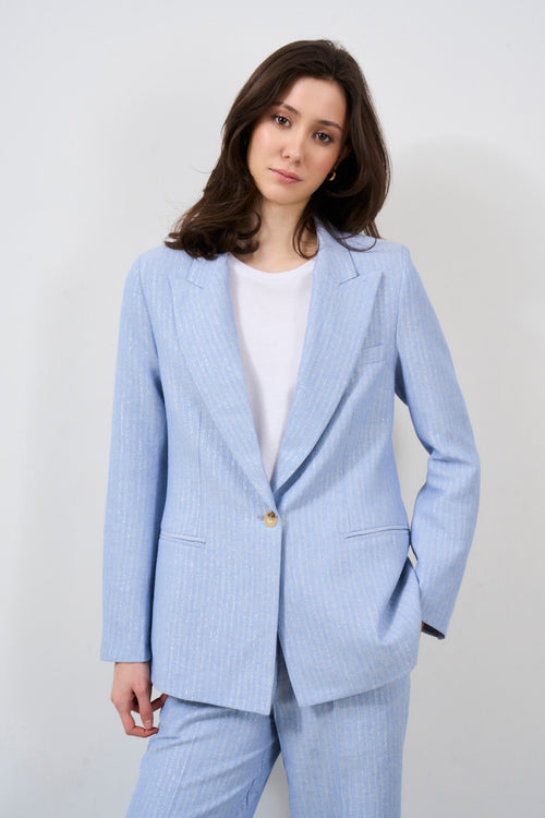 Blazer donna Gessato Lurex