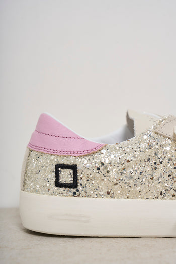 Sneakers donna oro e rosa - 3