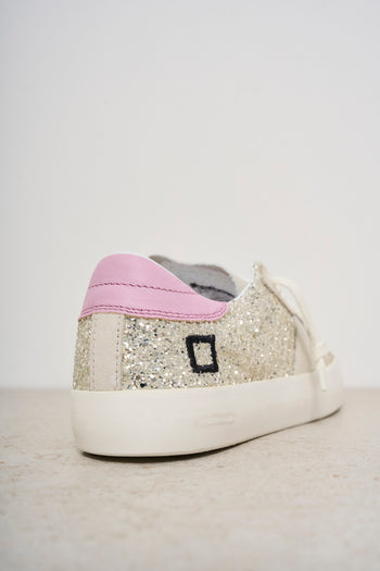 Sneakers donna oro e rosa - 7