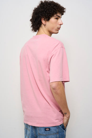 T-shirt uomo girocollo rosa - 5