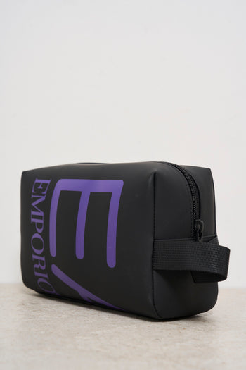 Pochette uomo nera e viola - 3