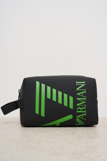 Pochette uomo nera e verde - 5