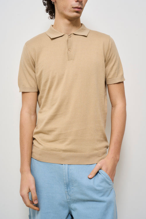 Polo uomo beige - 2