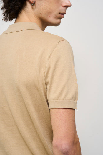 Polo uomo beige - 5