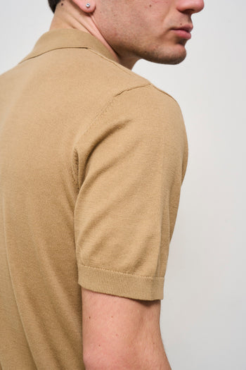 Polo uomo beige - 5