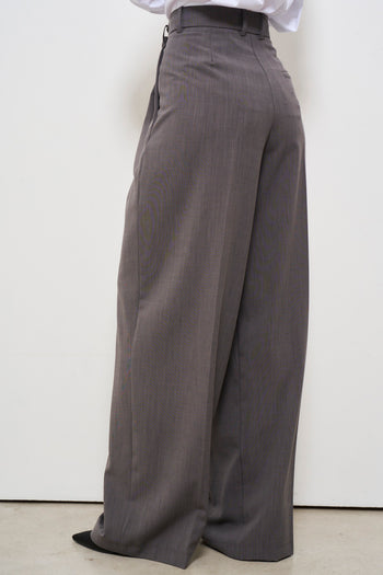 Pantalone donna grigio - 5