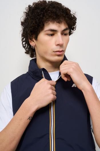 Gilet uomo Valen stretch blu impermeabile - 3