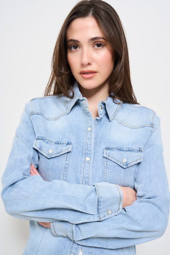 Camicia donna denim - 3