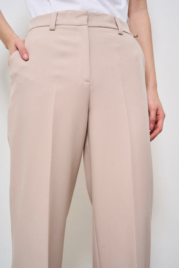 Pantaloni donna rosa cipria eleganti - 6