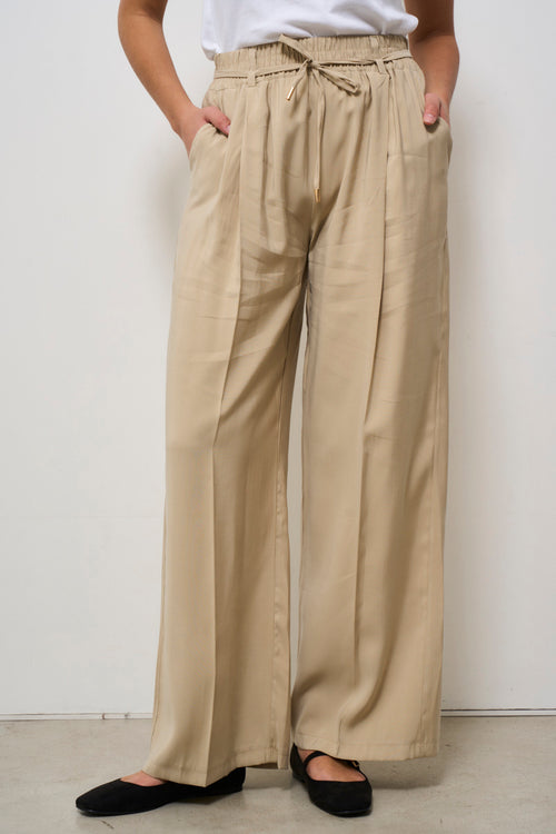 Pantalone donna beige - 2