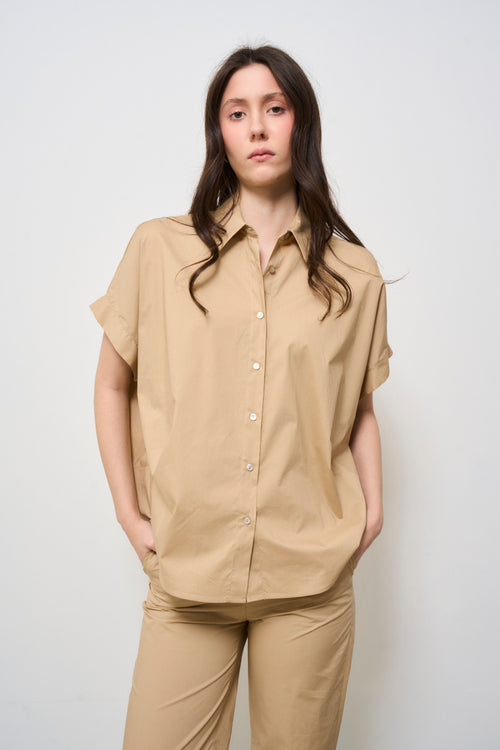 Camicia donna beige - 2