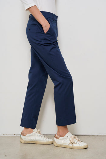 Pantalone donna blu notte a sigaretta - 3