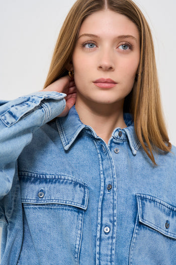 Camicia donna in denim Zemira - 3