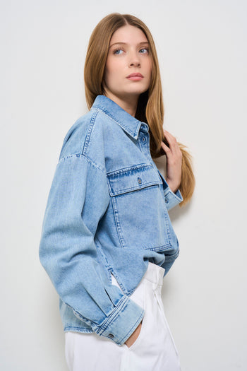 Camicia donna in denim Zemira - 4