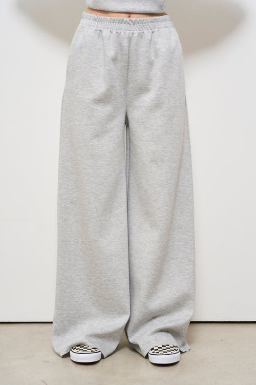 Pantalone donna grigio palazzo