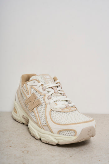 Sneakers donna 740 beige - 4