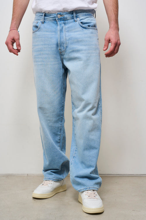 Jeans uomo straight denim chiaro