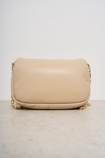 Borsa donna beige a tracolla - 5