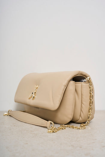 Borsa donna beige a tracolla - 4