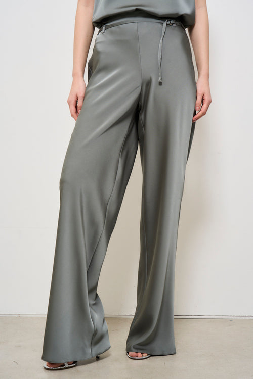 Pantalone donna a palazzo grigio