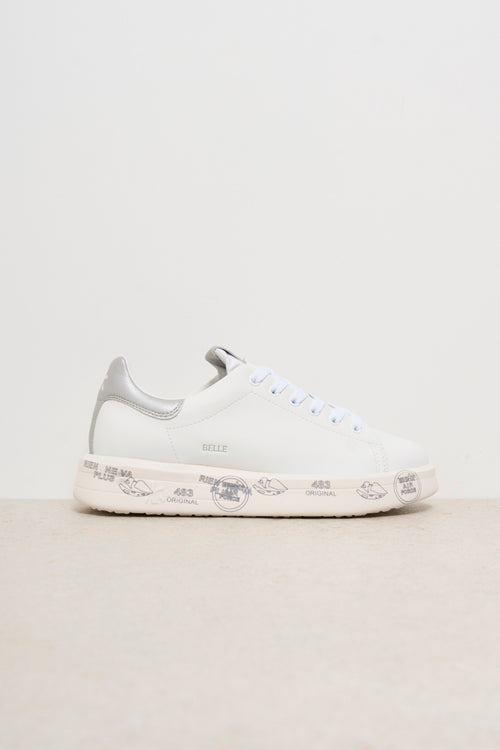 Sneakers donna Belle bianca e argento