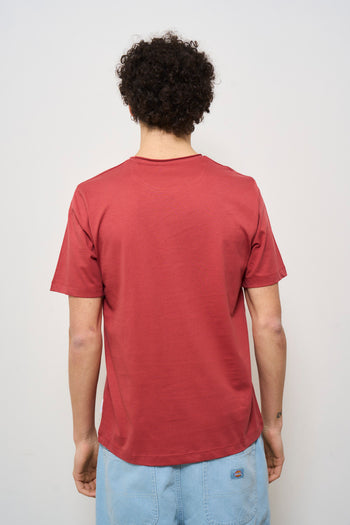 T-shirt uomo girocollo rossa - 4