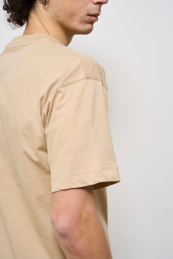 T-shirt uomo girocollo beige - 6