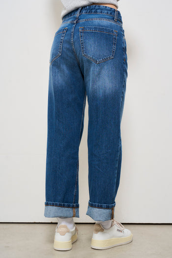 Jeans donna con risvolto - 3