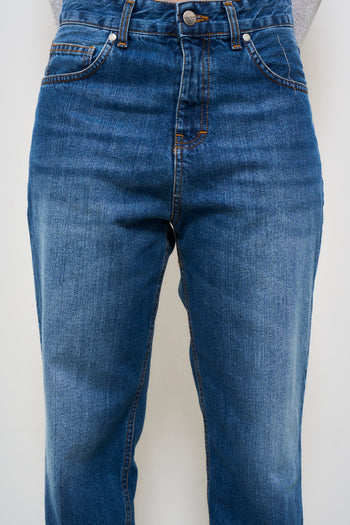 Jeans donna con risvolto - 5