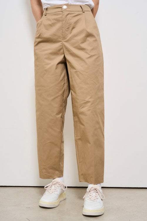 Pantalone donna beige