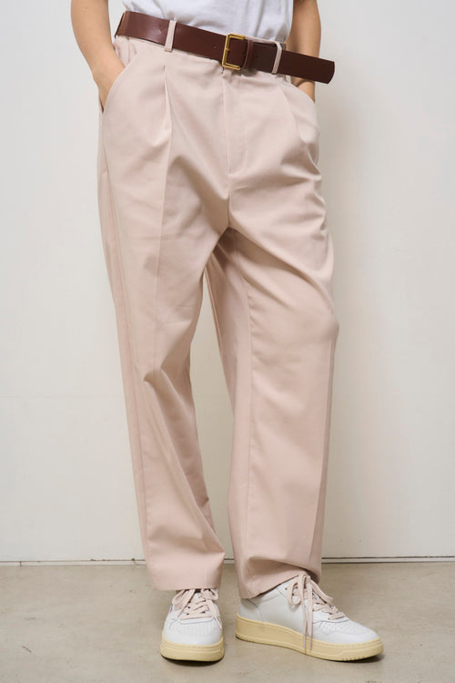 Pantalone donna carrot fit rosa - 2